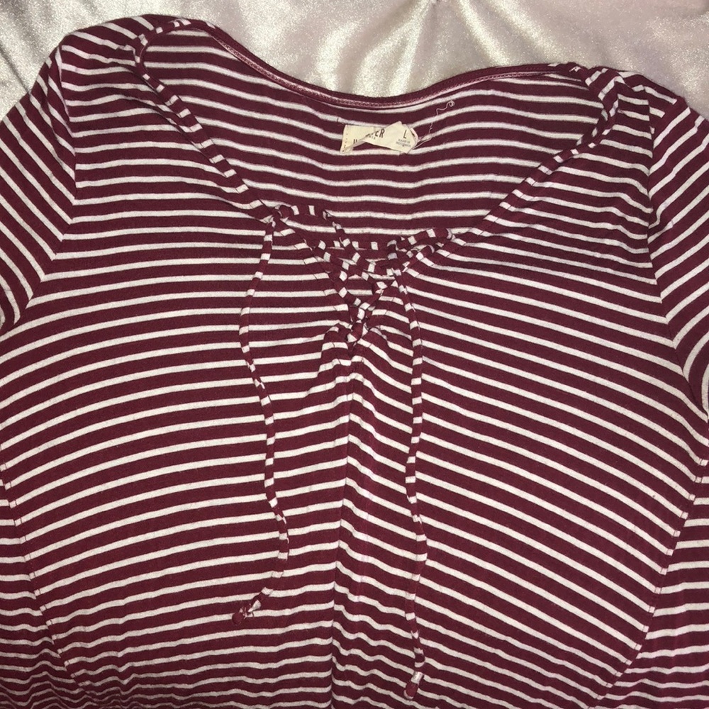 striped hollister long sleeve